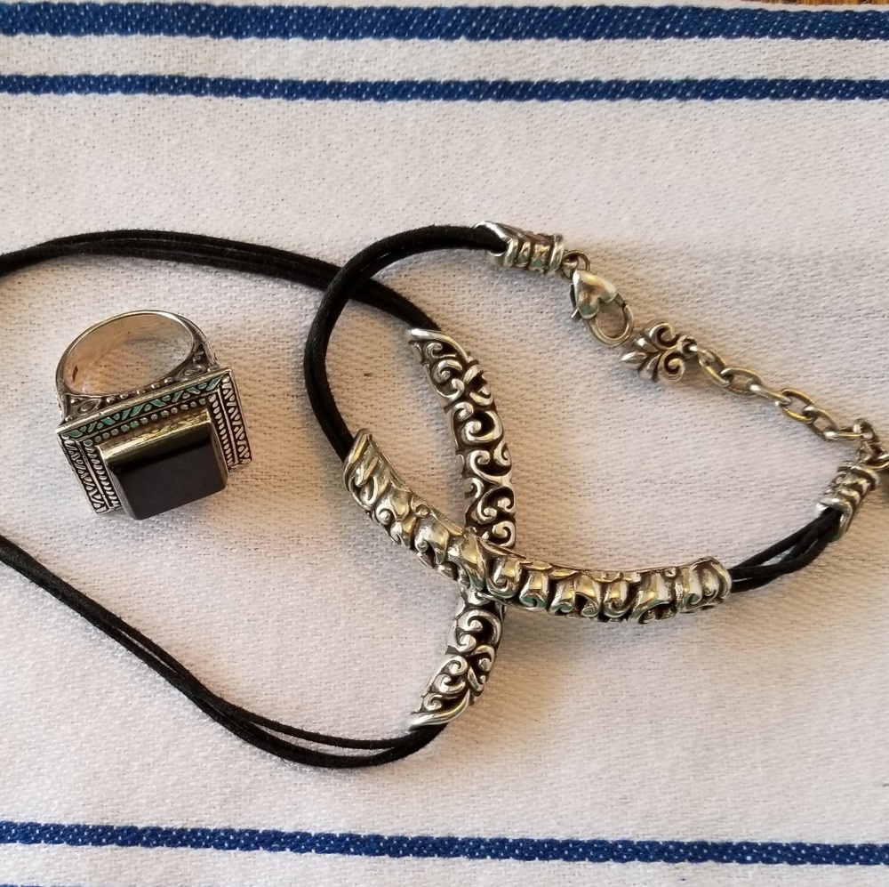 Brighton necklace & bracelet set and ring